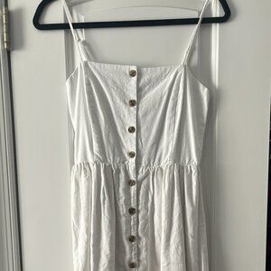 H&M linen Spaghetti strap dress